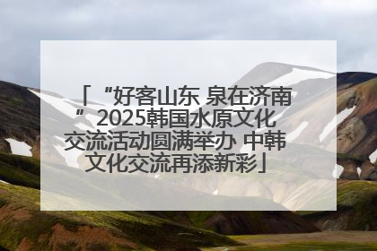 “好客山东 泉在济南”2025韩国水原文化交流活动圆满举办 中韩文化交流再添新彩