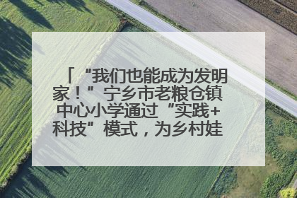“我们也能成为发明家！”宁乡市老粮仓镇中心小学通过“实践+科技”模式，为乡村娃探索教育新路径