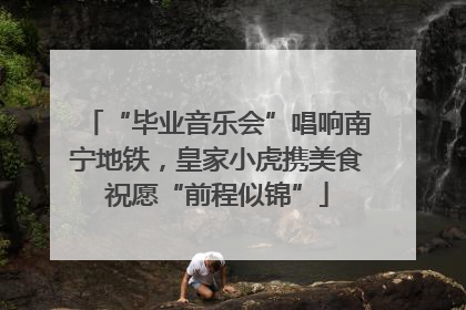 “毕业音乐会”唱响南宁地铁，皇家小虎携美食祝愿“前程似锦”