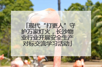 现代“打更人”守护万家灯火，长沙物业行业开展安全生产对标交流学习活动