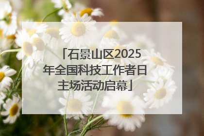 石景山区2025年全国科技工作者日主场活动启幕