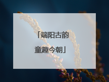 端阳古韵 童趣今朝