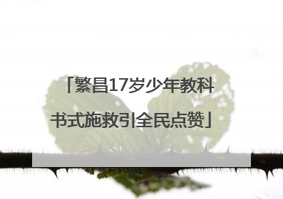 繁昌17岁少年教科书式施救引全民点赞