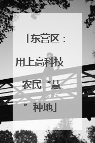 东营区：用上高科技 农民“慧”种地