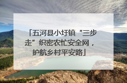 五河县小圩镇“三步走”织密农忙安全网，护航乡村平安路