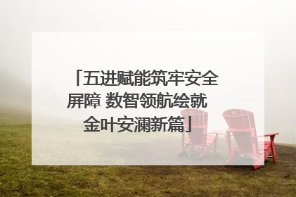 五进赋能筑牢安全屏障 数智领航绘就金叶安澜新篇