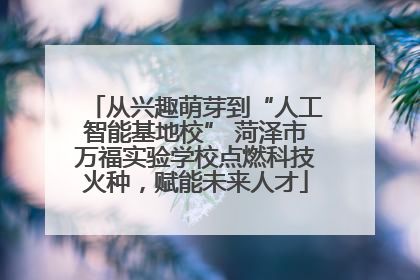 从兴趣萌芽到“人工智能基地校” 菏泽市万福实验学校点燃科技火种，赋能未来人才