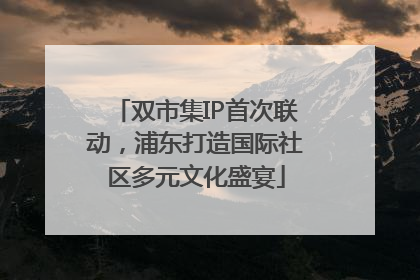 双市集IP首次联动，浦东打造国际社区多元文化盛宴