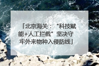 北京海关：“科技赋能+人工拦截”坚决守牢外来物种入侵防线