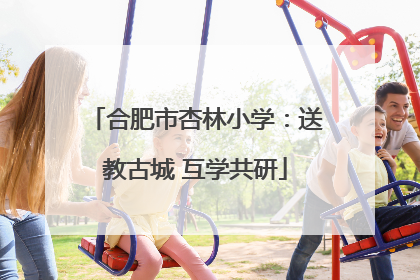 合肥市杏林小学：送教古城 互学共研