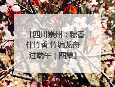 四川崇州：粽香伴竹香 竹编龙舟过端午｜图集