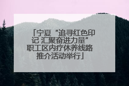 宁夏“追寻红色印记 汇聚奋进力量”职工区内疗休养线路推介活动举行
