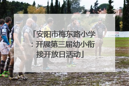 安阳市梅东路小学：开展第三届幼小衔接开放日活动