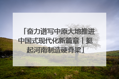 奋力谱写中原大地推进中国式现代化新篇章丨挺起河南制造硬脊梁