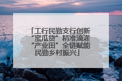 工行民勤支行创新“蜜瓜贷”精准滴灌“产业田”全链赋能民勤乡村振兴