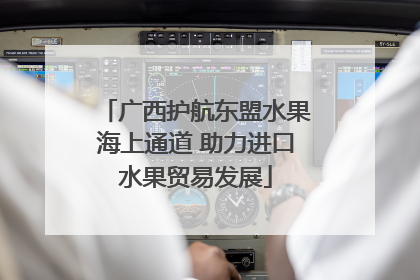 广西护航东盟水果海上通道 助力进口水果贸易发展
