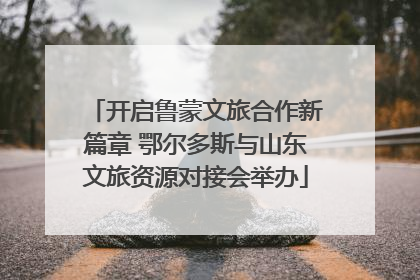 开启鲁蒙文旅合作新篇章 鄂尔多斯与山东文旅资源对接会举办