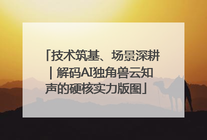 技术筑基、场景深耕｜解码AI独角兽云知声的硬核实力版图