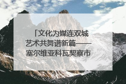 文化为媒连双城 艺术共舞谱新篇——塞尔维亚科瓦契察市代表团访问日照