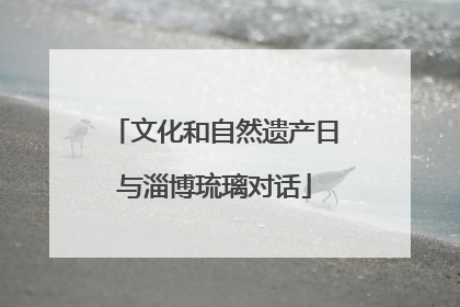文化和自然遗产日与淄博琉璃对话