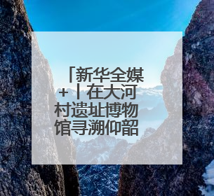 新华全媒+丨在大河村遗址博物馆寻溯仰韶文化