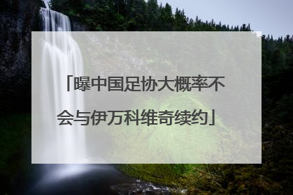曝中国足协大概率不会与伊万科维奇续约