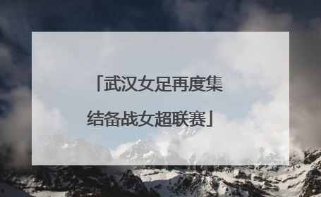 武汉女足再度集结备战女超联赛
