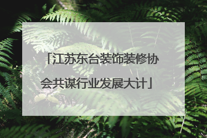 江苏东台装饰装修协会共谋行业发展大计