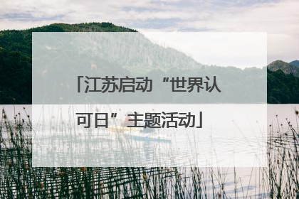 江苏启动“世界认可日”主题活动