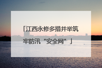 江西永修多措并举筑牢防汛“安全网”