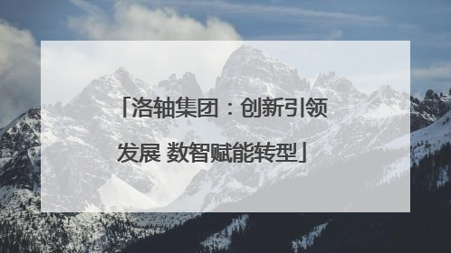 洛轴集团：创新引领发展 数智赋能转型