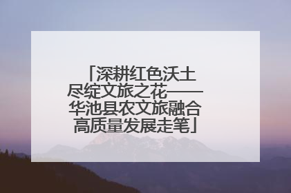 深耕红色沃土 尽绽文旅之花——华池县农文旅融合高质量发展走笔