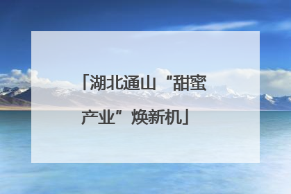 湖北通山“甜蜜产业”焕新机