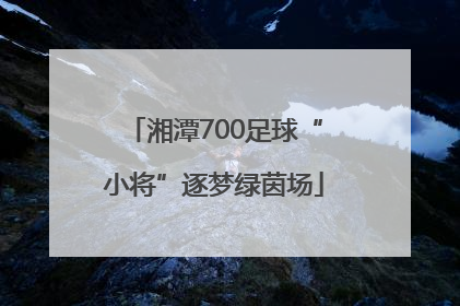 湘潭700足球“小将”逐梦绿茵场