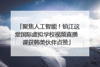 聚焦人工智能！镇江这堂国际虚拟学校视频直播课获韩美伙伴点赞