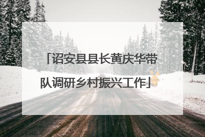 诏安县县长黄庆华带队调研乡村振兴工作