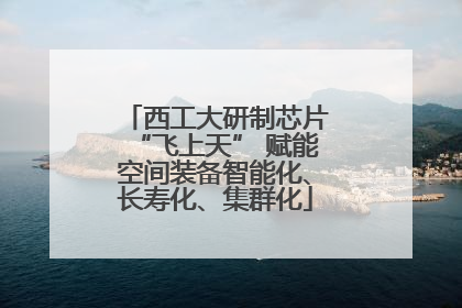 西工大研制芯片“飞上天” 赋能空间装备智能化、长寿化、集群化