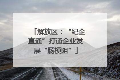 解放区：“纪企直通”打通企业发展“肠梗阻”