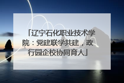辽宁石化职业技术学院：党建联学共建，政行园企校协同育人