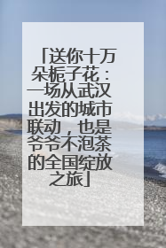 送你十万朵栀子花：一场从武汉出发的城市联动，也是爷爷不泡茶的全国绽放之旅