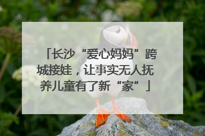 长沙“爱心妈妈”跨城接娃，让事实无人抚养儿童有了新“家”