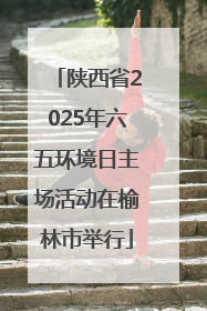陕西省2025年六五环境日主场活动在榆林市举行