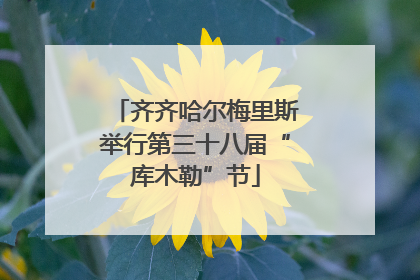 齐齐哈尔梅里斯举行第三十八届“库木勒”节