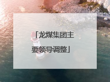 龙煤集团主要领导调整