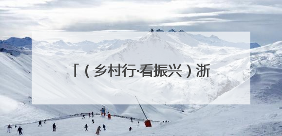 （乡村行·看振兴）浙江乡村“自我重塑” 引青年“筑巢生金”