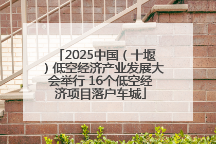 2025中国（十堰）低空经济产业发展大会举行 16个低空经济项目落户车城