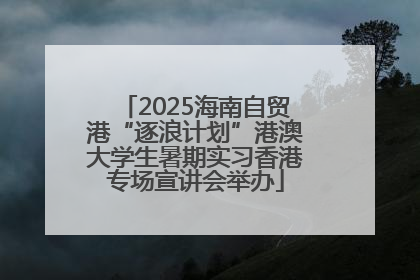 2025海南自贸港“逐浪计划”港澳大学生暑期实习香港专场宣讲会举办