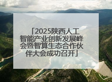 2025陕西人工智能产业创新发展峰会暨智算生态合作伙伴大会成功召开