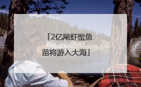 2亿尾虾蟹鱼苗将游入大海