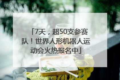 7天，超50支参赛队！世界人形机器人运动会火热报名中